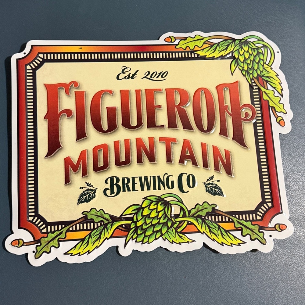 Figueroa Mountain Brewery Tin Sign